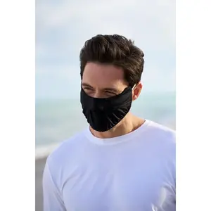 Unisex Zenith Face Mask with Adjustable Features | Black