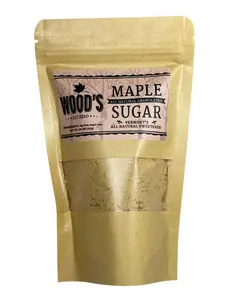 Maple Sugar – 100% Pure Vermont Maple Sweetener – All-Natural, Single-Ingredient Granulated Maple Sugar – Ideal for Baking, Coffee, Oatmeal & Cocktail Rims – Healthy Sugar Alternative – 8 oz