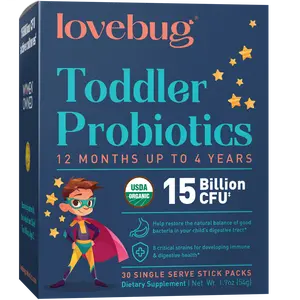 Lovebug Toddler Probiotics - 1 to 4 Years