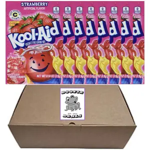 Kool Aid Drink Mix Variety Pack 8 Flavorful 0.02 Ounce Packets For Kids