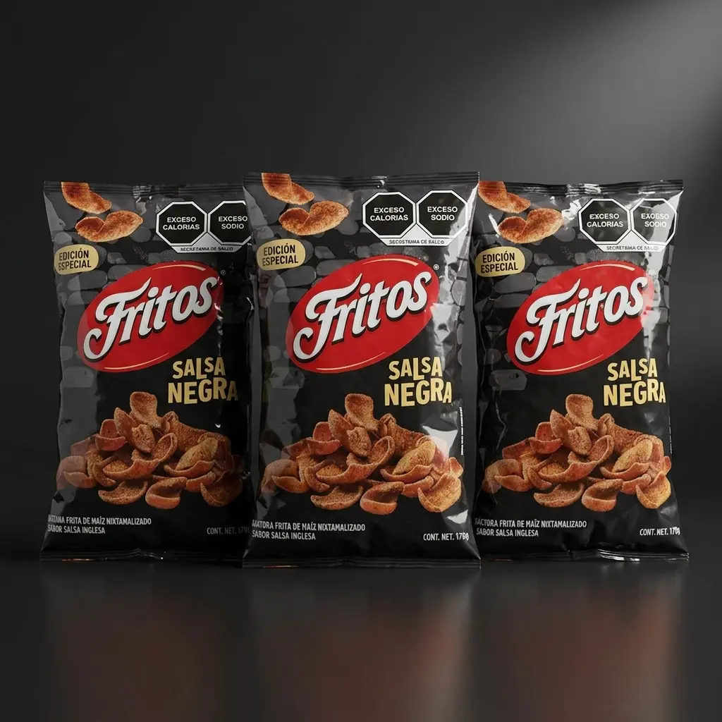 Fritos Salsa Negra Crunchy Snacks, 170g Limited-Time Flavor (Crisps & Puffed Snacks for On-the-Go Enjoyment)