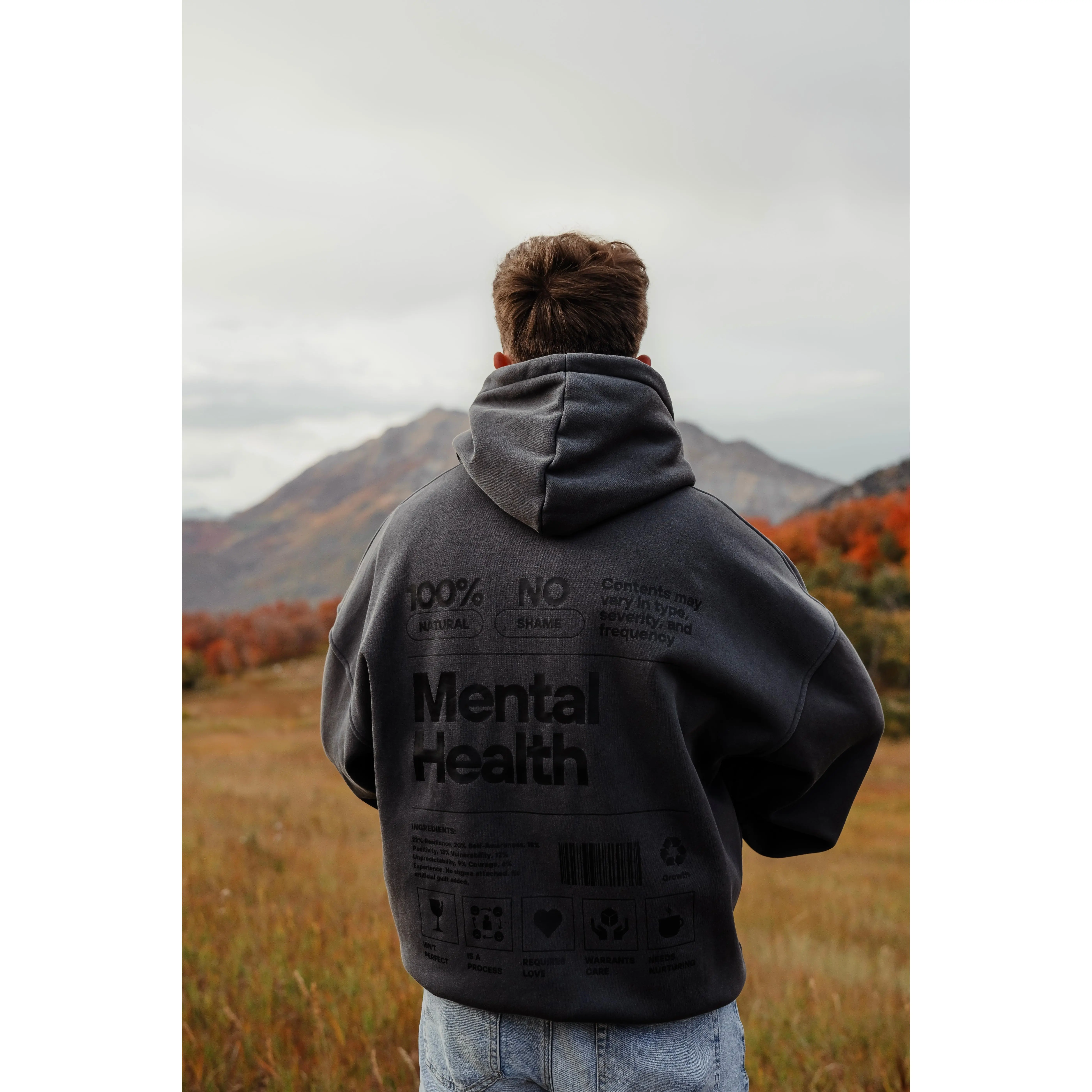 Mental Health Label - Premium Weighted Hoodie