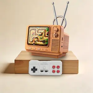 【save & load function】Retro Video Game Console GV300S: 308 Built-in Classic Games, Classic Retro 3-Color Gamepad, Mini Handheld TV-Style Game Player – Perfect Christmas Gift