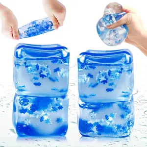 Block plasticity, slow rebound, decompression, kneading, music, ice block kneading, venting, spherical powder ball