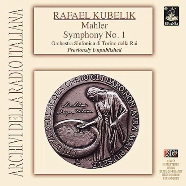 Rafael Kubelik - Classical Music Symphony No 1 in D Major, Compact Disc (CD)