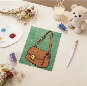 DIY Fashion Bag Sand Painting Kit – Fun Arts & Crafts Gift for Kids Handmade Gifts Handicraft Handmade Gifts