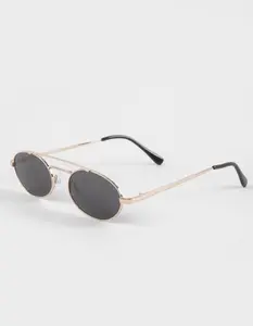 RSQ Navigator Sunglasses, Gold