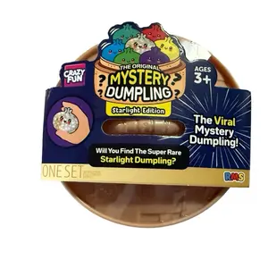 Rainbow mystery squishy bun shimmering starlight dumpling/ stuffed bun dumpling /golden glitter