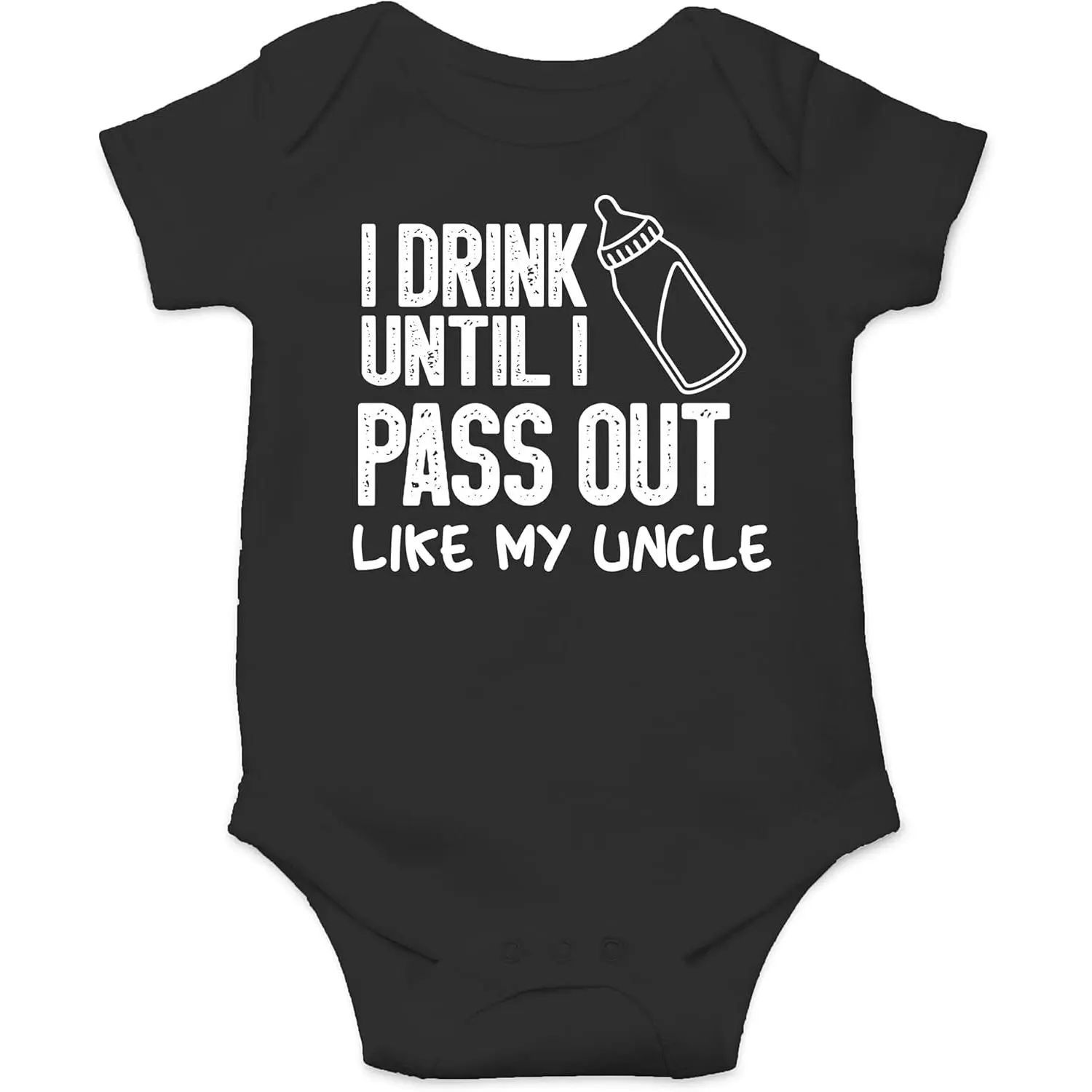 Fashions I Drink Until I Pass Out Like My Uncle Baby Bodysuit Funny Newborn Romper Outfit Boys Girls