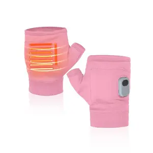 Digital Heated Gloves with Three Temperature Settings (45°C, 50°C, 55°C), 1800mAh High-Capacity Heated Gloves with Type-C Fast Charging & Manual Adjustment