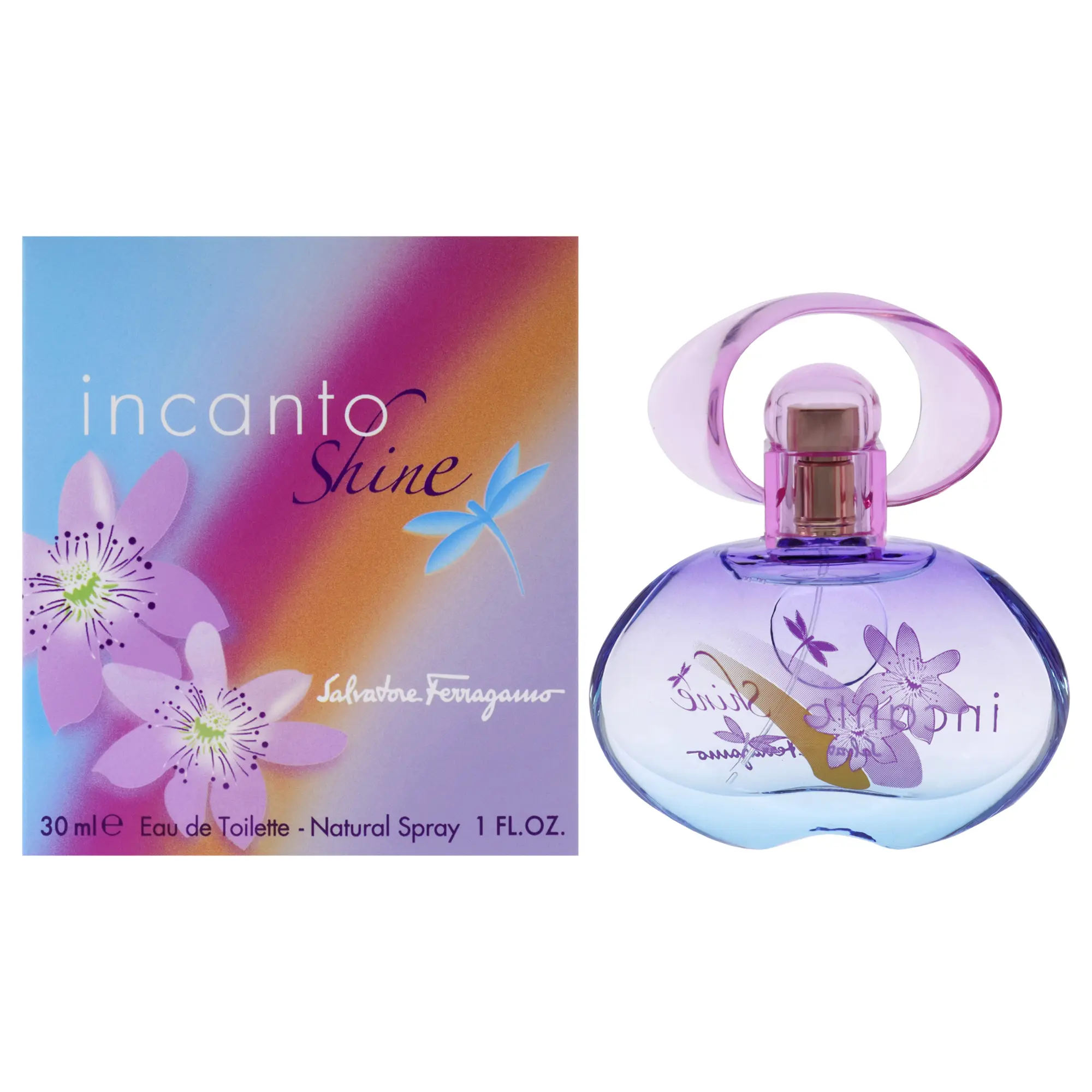 Women's Incanto Shine EDT Spray by Salvatore Ferragamo - 1oz Spray Bottle, Single Bottle, Daily Use, Elegant Look