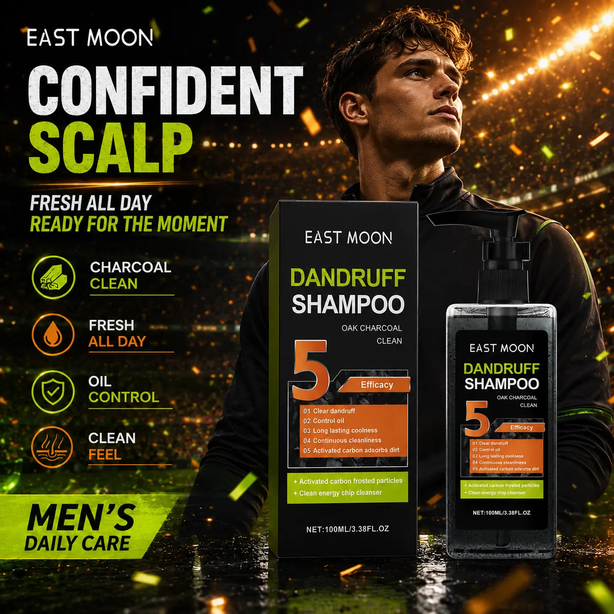 shampoo, hair, men's shampoo, dandruff shampoo, charcoal shampoo, scalp care, oil control shampoo, deep cleanse shampoo, men's hair care, dandruff control, clarifying shampoo, daily shampoo, fresh scent shampoo, cooling shampoo, volumizing shampoo