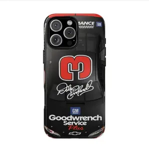 Iconic Dale Earnhardt Goodwrench NASCAR Racing Custom Phone Cover - Rubber & Polycarbonate, Heavy-Duty Shockproof Drop Protection, Scratch-Resistance Protector for iPhone 11-17 Pro Max Plus, Cellphone Tech Accessory