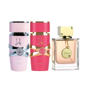 Lattafa Yara, Yara Candy & Armaf Club de Nuit Women EDP 3.6 Oz Bundle Set for Women Floral Fruity Fragrance Floral Essence Fragrance