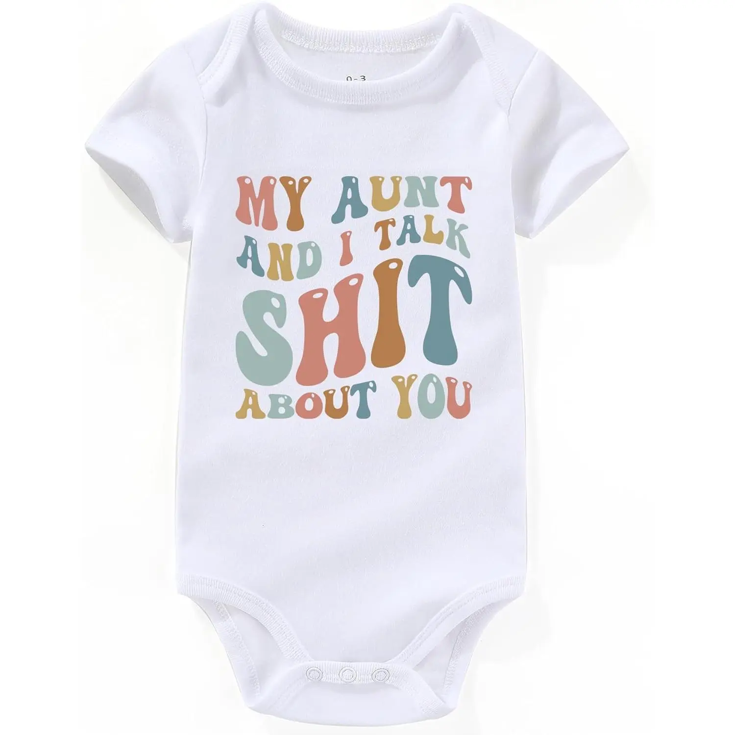 my aunt and i talk about you Baby Clothes boy funny sayings auntie bestie girl bodysuits