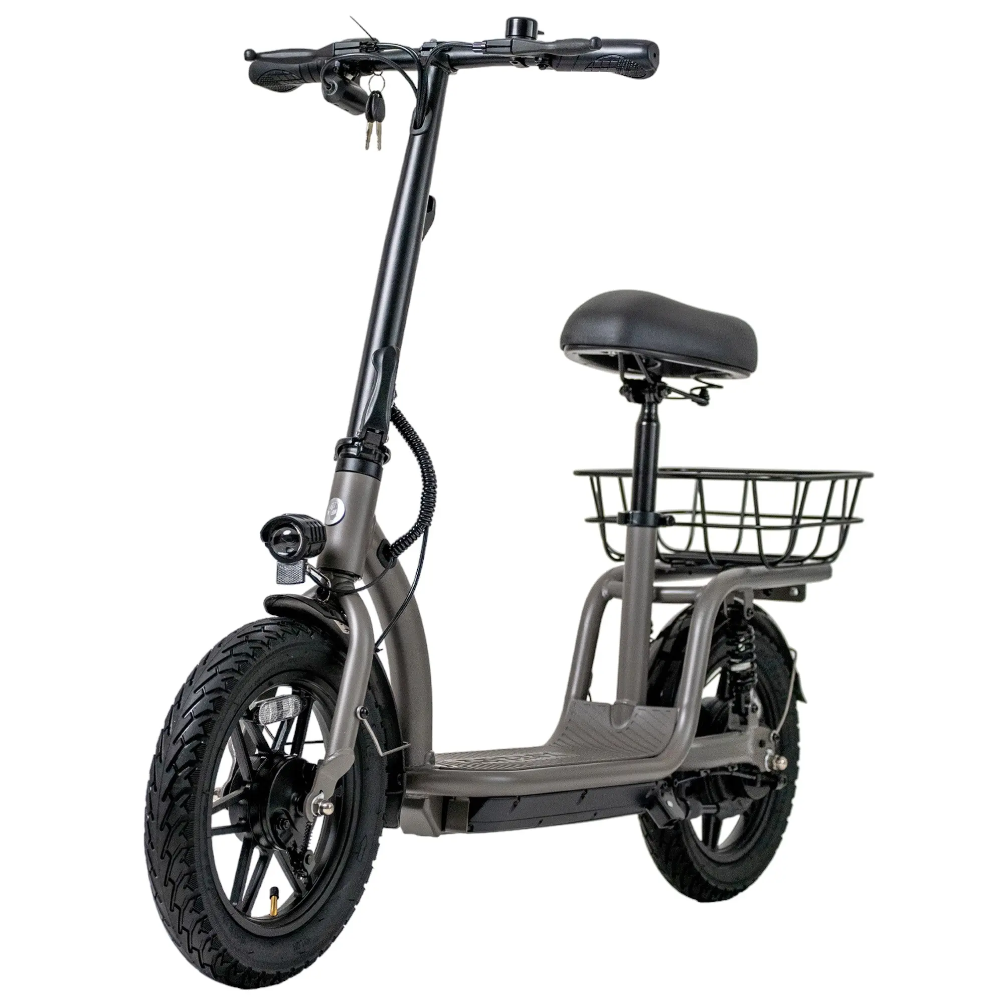 GOTRAX Flex Voyager Motorized Ride-On E-Scooter with Seat, Foldable Design, Portable Build, Rear Suspension for Sports & Outdoor Fitness, Ride On Scooter, Motorized Scooters