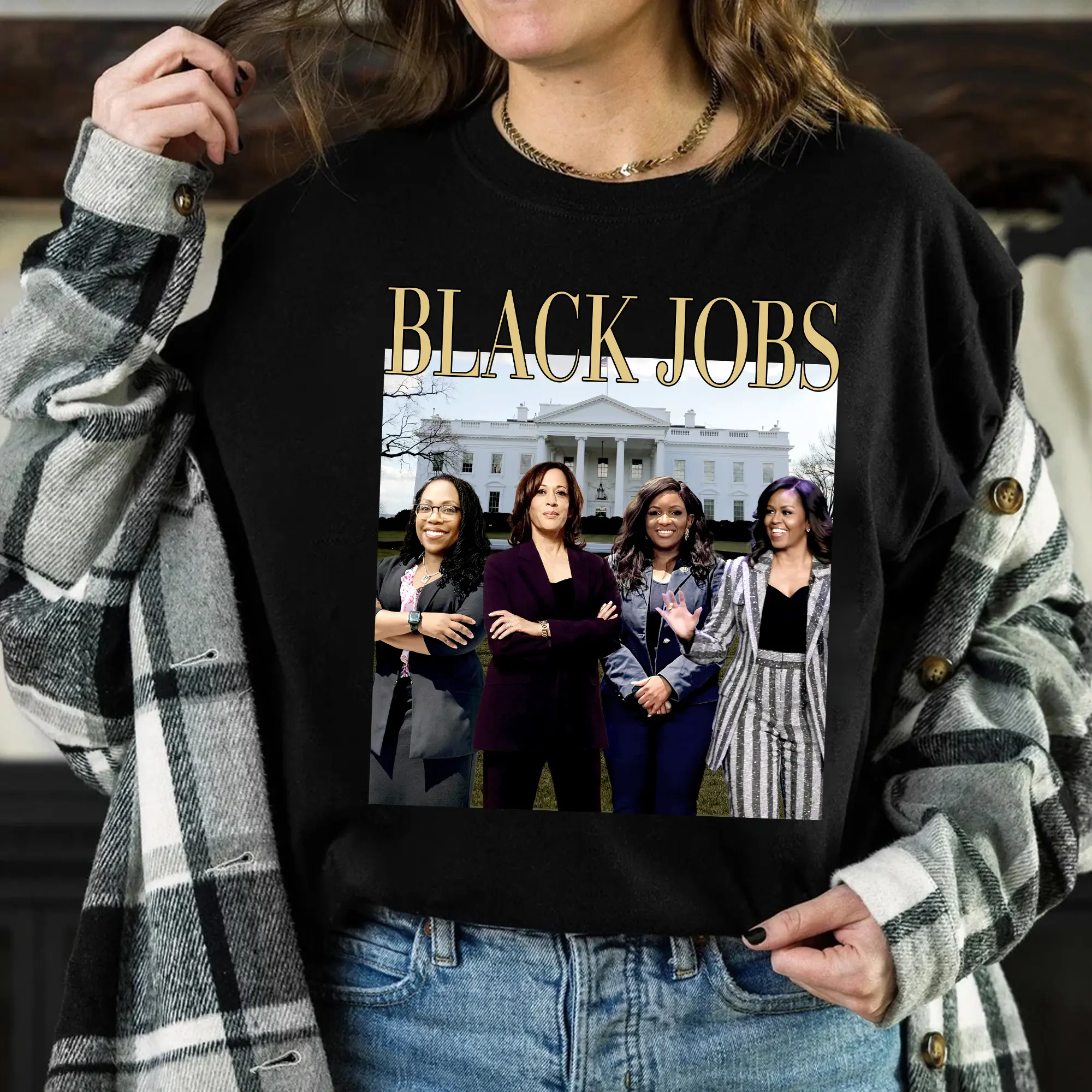 BLACK JOBs VER 12 2024 SHIRT, Kamala Harris President 2024 Shirt, Fashion