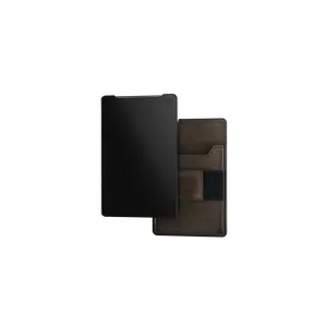 GROOVE LIFE® Leather Wallet (Midnight/Brown)
