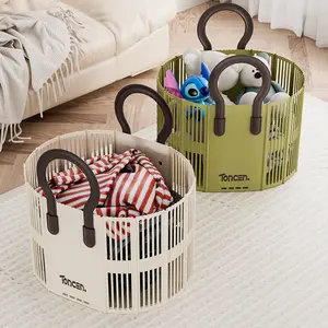 Foldable Wall Mounted Laundry Hamper, Large Capacity Laundry Basket for Bathroom & Bedroom
