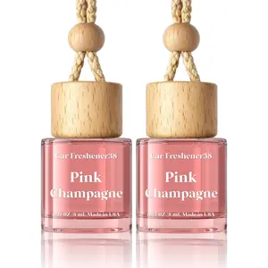 HOOGALIFE Luxury Car Freshener | Made in USA | 8ML Hanging Fragrance Diffuser 2PCS  Last 60 days