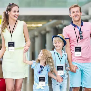 3-Pack or 5-Pack Waterproof Passport Holder & Card Holder with Lanyard – Durable Secure ID & Credit Card Storage for Travel & Daily Use