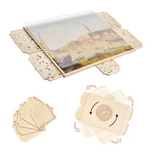 VEVOR 2000 Piece Rotating Puzzle Board with 5 Drawers and Cover,40x29 in Portable Wooden Table, Jigsaw Puzzle Accessories for Adults, Puzzles Organizer Storage System, Birthday Gift for Mom