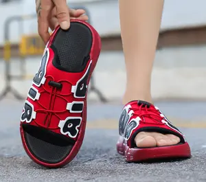 Unisex Chunky Platform Slide Sandals, Trendy Letter Open Toe Summer Slippers, Casual Streetwear Thick Sole Slip On Slides, Lightweight Comfort Fashion Pool Shower Sandals for Indoor Outdoor Beach Travel Daily Wear, Vacation Resort Y2K Footwear Styles
