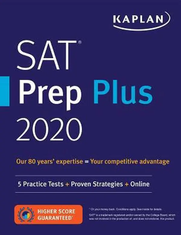 USED-SAT Prep Plus 2020: 5 Practice Tests + Proven Strategies + Online by Kaplan Test Prep (Paperback)