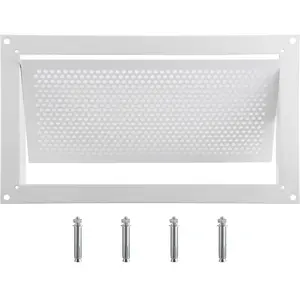 VEVOR Crawl Space Flood Vent Foundation Flood Vent 8"Height x 16"Width Wall Vent