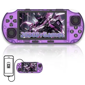 Vintage Handheld Game Console Sf3000 HD, Handheld Gaming Console, 20000+ Games, 14+ Emulators, 4.5 Inch IPS Screen, Dual Core Processor, HDMI Interface, Rechargeable Portable Console