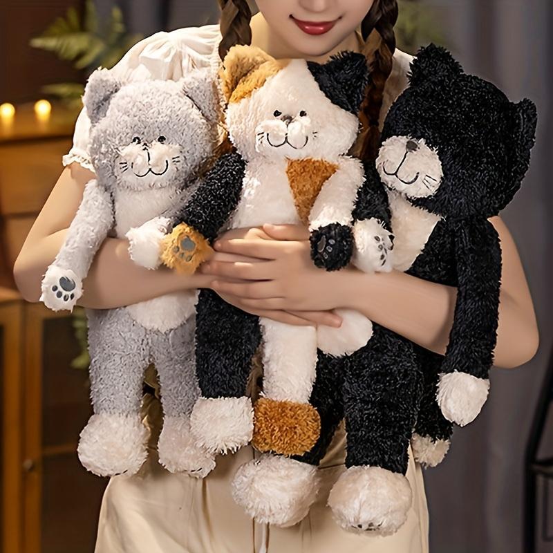 [Adorable Kawaii Cat Plush] Adorable Kawaii Cat Plush Toy | 40cm/15.75in High Quality Cartoon Stuffed Animal | Perfect Gift for Halloween Christmas Birthday Kids