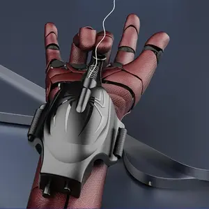 Spider Web Shooter Glove Set — An electronic, realistic, and rechargeable automatic web launcher kit, including a glove and suction darts; the perfect toy gift for both children and adults.