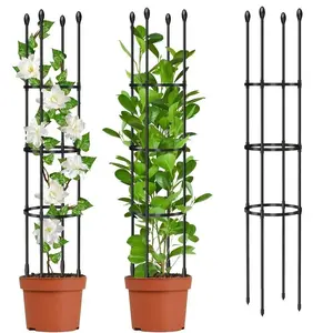 Garden Fruit & Vegetable Climbing Frame, Indoor & Outdoor Vine Plant Support Frame, Plant Climbing Frame Garden Grid, Garden Obelisk Trellis, Garden Supplies