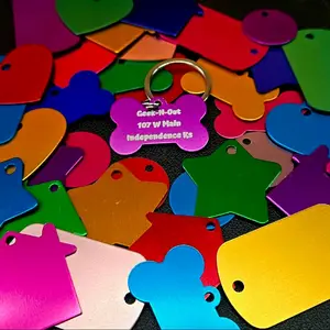 Custom Engraved Metal Dog Tag