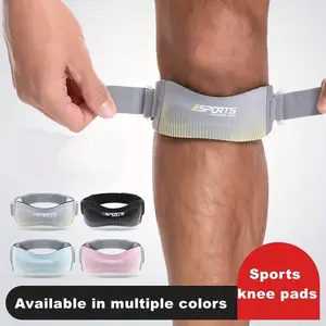 1pc Sporty Knee Brace, Basketball Compression Knee Pad, Honeycomb Shock Absorption, Adjustable Strap, Ideal for Running, Fitness