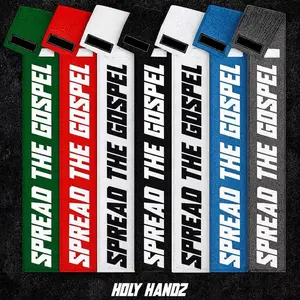 Holy Handz STG Streamer Towel - Spread The Gospel - Available in Multiple Colors - Perfect for Christian athletes that’s wants to rep their faith with sports Equipment
