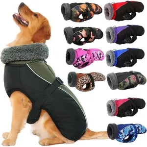 Extra Warm Dog Coat Reflective Adjustable Dog Jacket Dog Winter Coat with Buckle Fleece Turtleneck Dog Jacket for Cold Weather Soft Winter Coat for Small Medium Extra Large Dogs