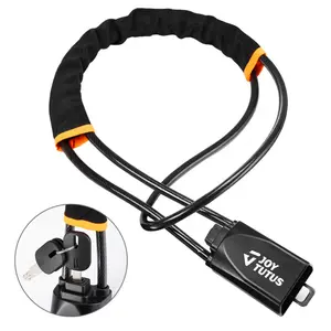 JOYTUTUS Universal Anti-Theft Car Steering Wheel Lock with 3 Keys for Security Fit Most Vehicles Truck SUV Van Black - Auto