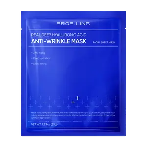 Summervibes PROF.LING REAL Deep Hyaluronic Acid Anti-Wrinkle Mask – Multi-Zone Micro-Pressure Lifting Mask for Eyes, Cheeks & Jawline – SMAS Technology with Supro-Energy Complex & Cyto HA – 5 Sheets Deep Hydration Skin Firming