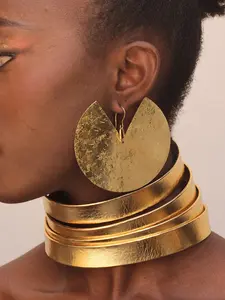 Boho African Earrings for Women, Statement Earrings, Large Ethnic Jewelry, Bohemian Style Accessories, Unique Design for Daily Wear & Gifts