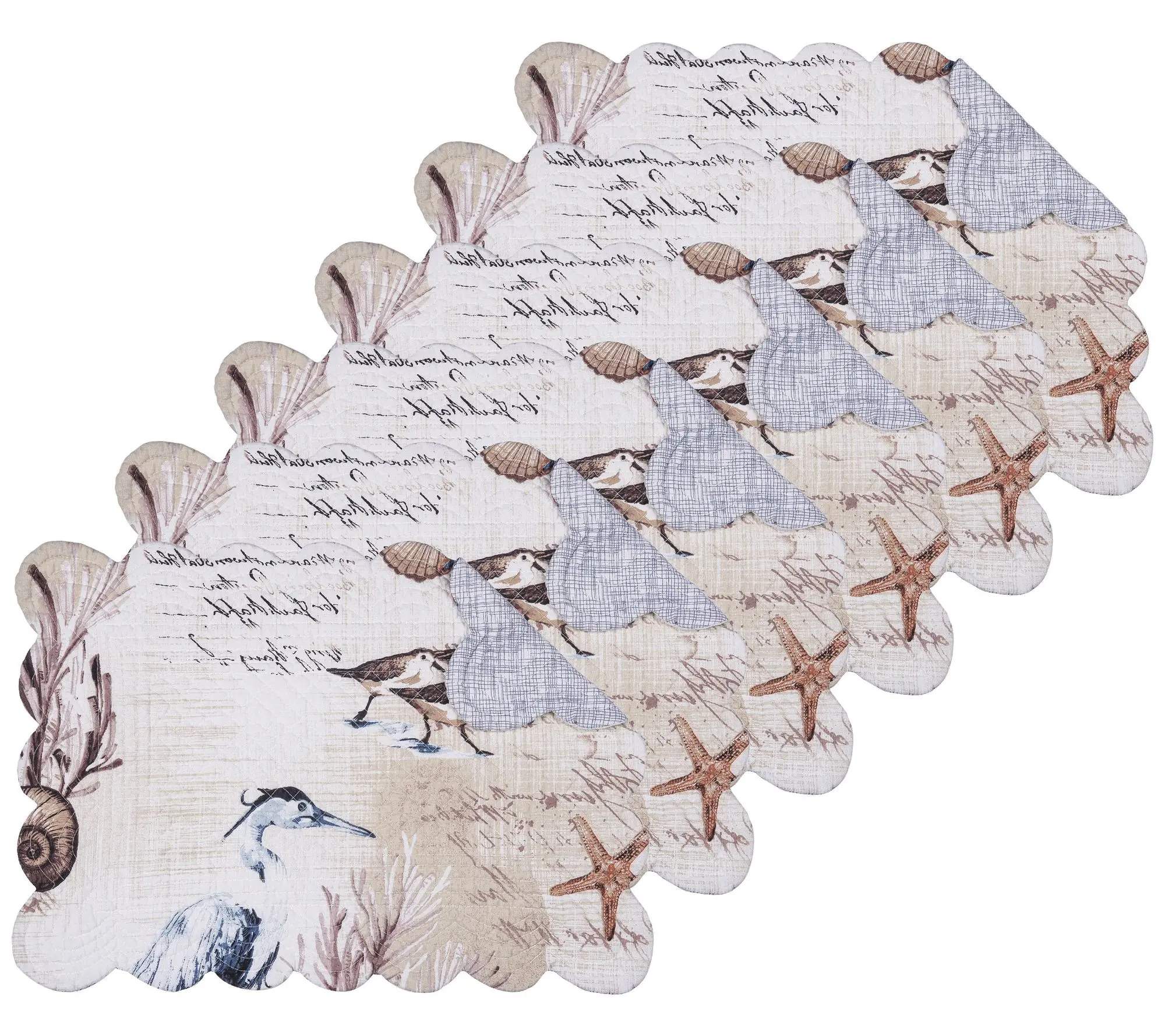 Brunswick Island Set of 6 Placemats by Valerie