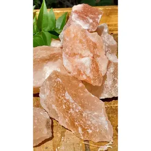 Himalayan Salt Chunks, One Pound Himalayan Salt Crystal, Pink Halite Crystals