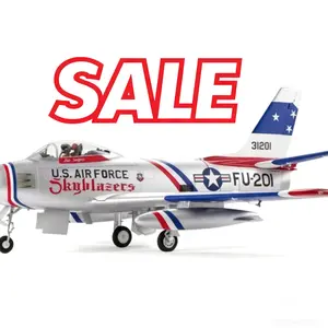 FMS EDF Jet 80mm F-86 Sabre PNP （PNP = plane only）