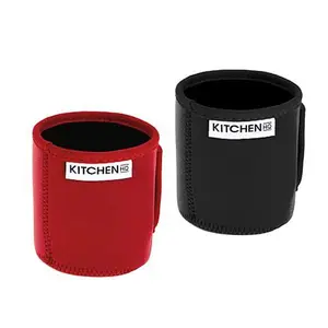KitchenHQ 2-pack Neoprene Pint Ice Cream Sleeves with Spoon Holders