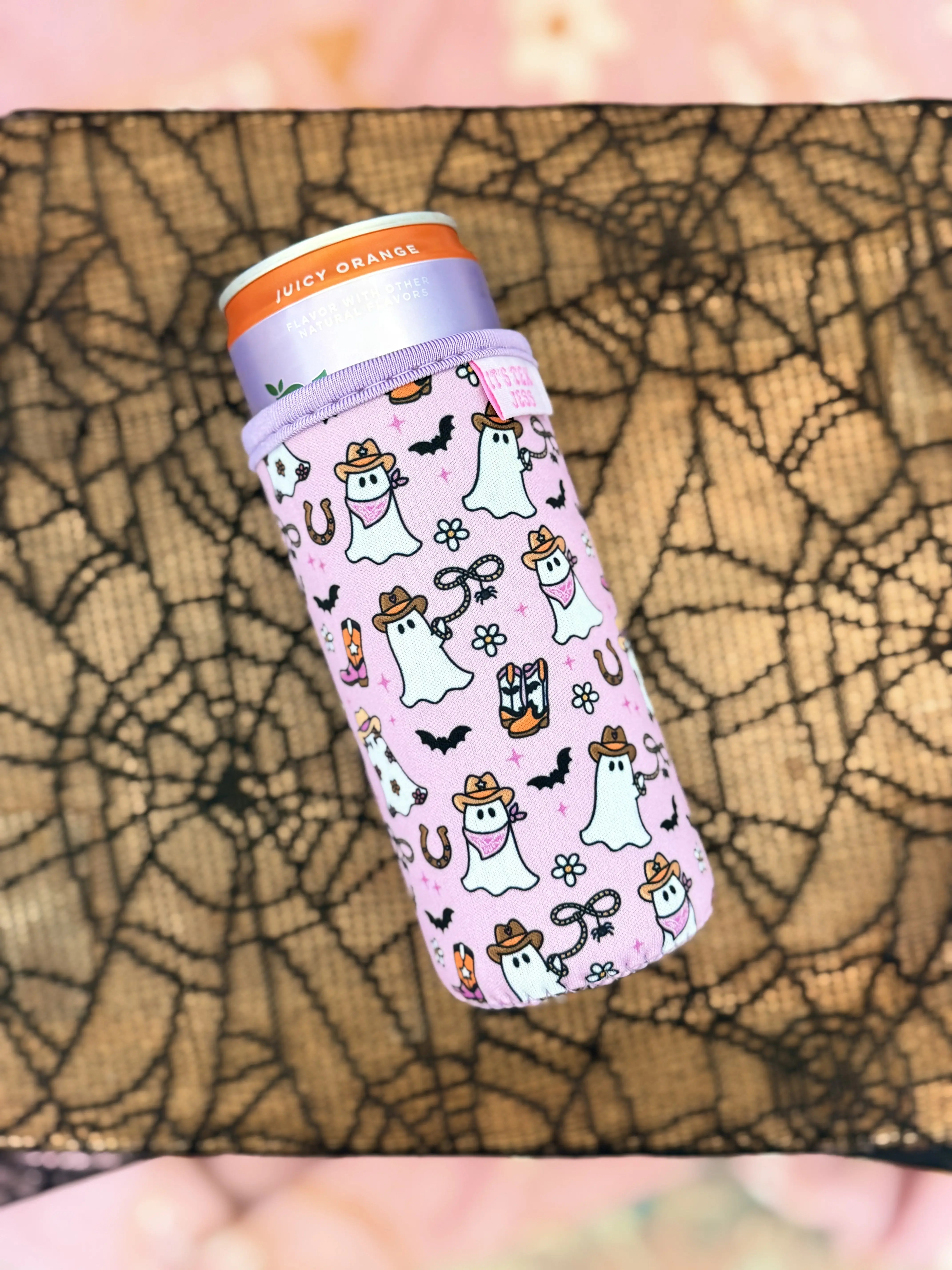 Slim Can Sleeve - Cowgirl Ghost