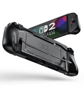 Dexnor for Nintendo Switch 2 Case 2025, Ultra-light Shockproof Dockable Cover with Non-slip Ergonomic Grip & Supports Stand Use