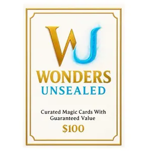 Wonders Unsealed Curated MTG Value Mystery Pack - $100 - Magic: The Gathering repack.