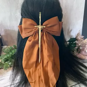 Large Hair bow with swords and axes