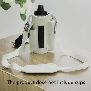 Water Bottle Holder, 1 Count Portable Water Bottle Carrier with Adjustable Strap, Drinkware Accessories for Outdoor Adventure Travel