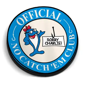 Official No Catch Em Club - Funny Fishing Sticker